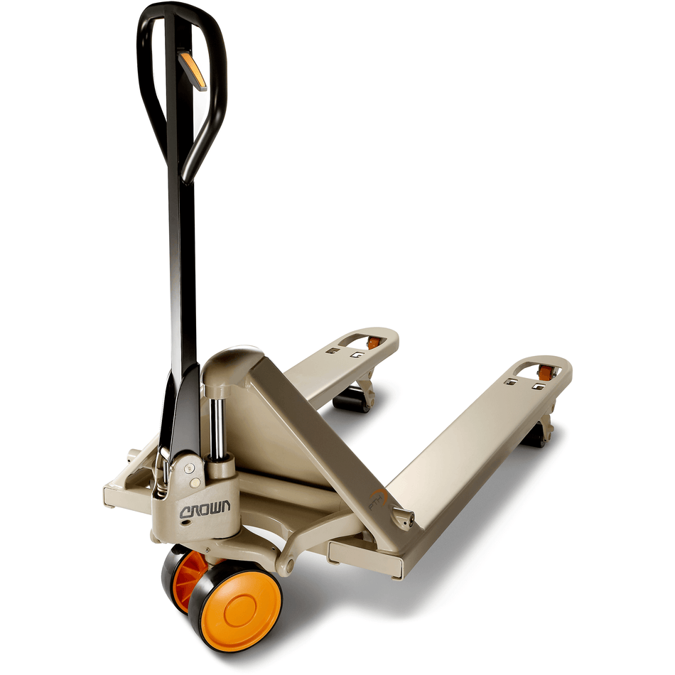 Crown PTH 50 Series Handhubwagen mit 1150 mm Gabellänge, Single-Gummirollen, Tragfähigkeit 2300 kg