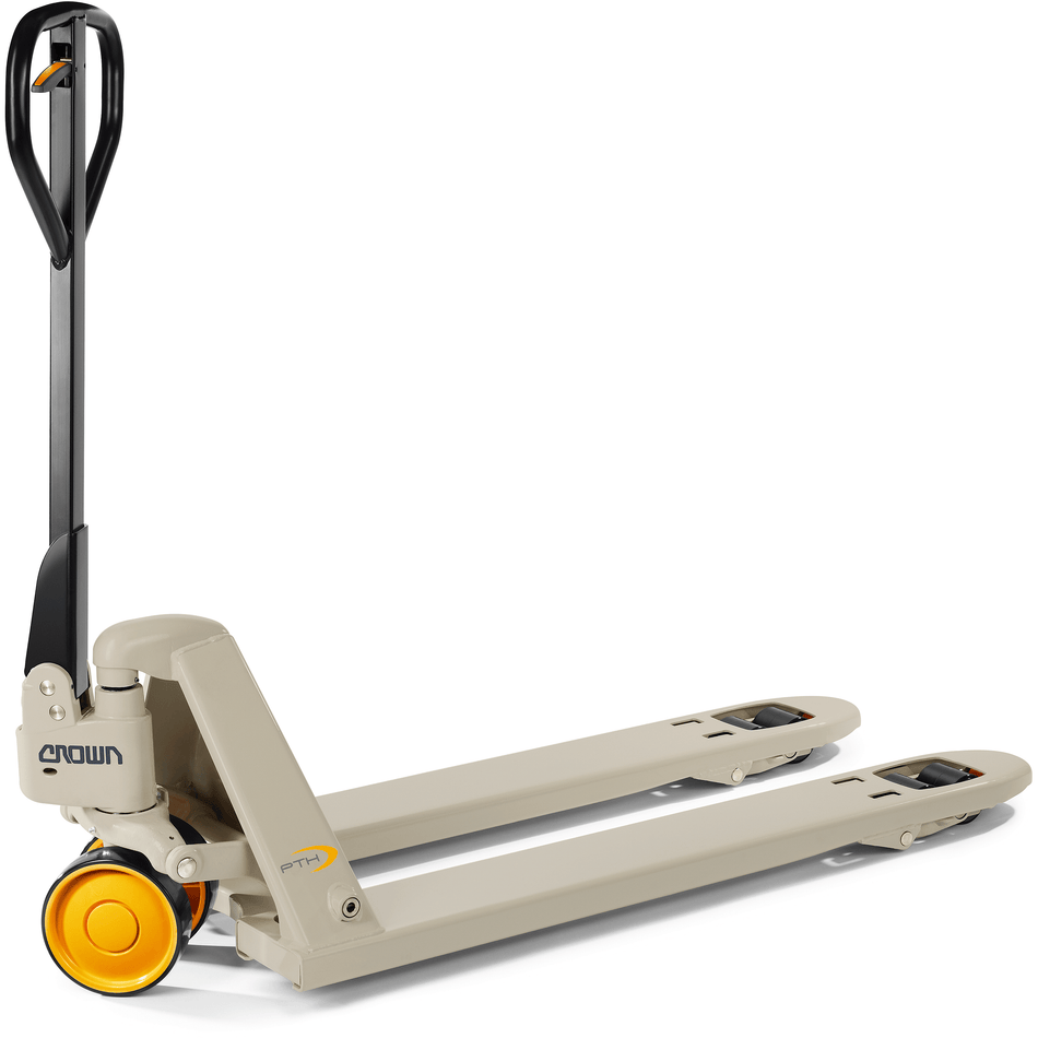 Crown PTH 50 Series Handhubwagen mit 1150 mm Gabellänge, Tandem-Polyurethanrollen, Tragfähigkeit 2300 kg